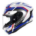 OGK オージーケー F-17 ZESTAL ホワイトブルーレッド L F-17ゼスタルホワイトブルーレッドL(2653655)