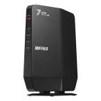 ショッピングバンド BUFFALO バッファロー Wi-Fi 7 11be 対応デュアルバンドWi-Fiルーター 5764+688Mbps AirStation ブラック WSR6500BE6P/DBK(2663313)