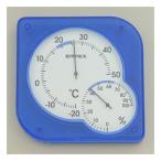 ELPA エルパ 温湿度計 シュクレミディ 卓上・壁掛兼用/クリアブルー OS-01 BL(2661822)