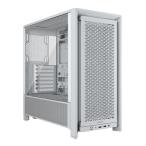 CORSAIR Corse a middle tower type PC кейс FRAME 4000D RS White E-ATX/PWM вентилятор 3 основа / белый CC-9011313-WW(2646928)