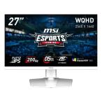 MSI エムエスアイ 27インチWQHDゲーミングモニター ホワイト MAG 274QRFW E20(2673435)