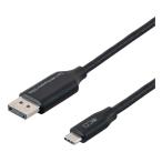 Nakabayashina бегемот cocos nucifera USB Type-C - DisplayPort изменение кабель 8K60Hz соответствует 2m черный USD-DP8K20BK(2685235)
