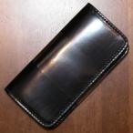 CBM185-ブラック-CBM185マチ付きロングウォレット-黒羽（CROW：クロウ)ロングウォレット(長財布)