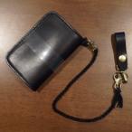 CH-R-ブラック-CHロープ付き-CHR-黒羽（CROW：クロウ)ミディアムウォレット