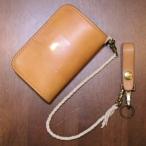 CH-R-ナチュラル-CHロープ付き-CHR-黒羽（CROW：クロウ)-ハーフウォレット（ショートウォレット：二つ折り財布)