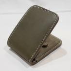 CS-2ND-OLV-25周年記念2ND別注CSハーフウォレット-CS2ND-黒羽（CROW：クロウ)-ハーフウォレット（ショートウォレット：二つ折り財布)