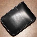 CS-ブラック-CSハーフウォレット-黒羽（CROW：クロウ)（ショートウォレット：二つ折り財布)