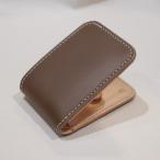 CS2-4S-GRY-CSハーフウォレット2型-4S-冬-黒羽（CROW：クロウ)（ショートウォレット：二つ折り財布)