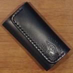 KC2-ADV-ブラック-CRレザーキーケース2-KC2ADV-黒羽（CROW：クロウ)キーケース