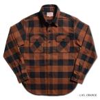 ショッピングデラックス HV-00A OR 50'sバッファローチェック00A HV00A DELUXEWARE デラックスウエアシャツ長袖 ヘビーネルシャツ チェックシャツ