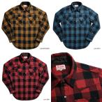 HV-00WS 50'sWESTバッファローチェック HV00WS DELUXEWARE デラックスウエアシャツ長袖 ヘビーネルシャツ チェックシャツ ウエスタンシャツ