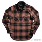 ショッピングデラックス HV-48 VERMILION HV48 DELUXEWARE デラックスウエアシャツ シャツ長袖 ヘビーネルシャツ