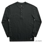 ショッピングデラックス SPINNER.L BK WORKER HENLEY NECK SPINNERL DELUXEWARE デラックスウエア長袖Ｔシャツ DALEE'