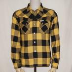 ショッピングウエスタン HNW-52W-イエロー-ヘビーネルウエスタンシャツ52W-HNW52W-FLATHEAD-フラットヘッドヘビーネルウエスタンシャツ・フラットヘッドシャツ