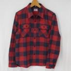 FN-SNR-101L-RDxLBK-ブロックチェックネルシャツ101L-FNSNR101L-FLATHEAD-フラットヘッドシャツ-BLOCK CHECK NEL SHIRT-ワークシャツ