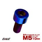  titanium болт M5×10mm P0.8 колпак болт колпак винт шестигранная головка болт жарение titanium JA2321