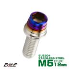 M5×12mm нержавеющая сталь конус ракушка колпак болт крышка лючка бензобака . кабина и т.п. серебряный /. titanium цвет TB0841