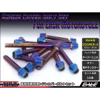 ZOOMER-X крышка двигателя болт 14шт.@set колпак болт конус ракушка head . titanium цвет TB6028