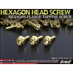 M4×16mm Hexagon head винт таппинг винт нержавеющая сталь стружка (процесс образования во время фрезеровки) шестиугольник голова фланец обтекатель . panel и т.п. Gold TC0007