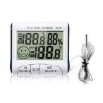 これひとつで 室内 室外 の 気温 湿度 が測れる!! 多機能 デジタル 温度計 湿度計 MI-DO2W