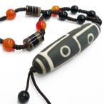 Yahoo! Yahoo!ショッピング(ヤフー ショッピング)限定1個 チベット天珠ネックレス （N12-4） 六眼天珠 パワーストーン 苦難からの解放 キーホルダーおまけ付き メール便