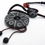 Yahoo! Yahoo!ショッピング(ヤフー ショッピング)チベット天珠ネックレス （N18） 八眼天珠 パワーストーン 魔除け・板珠 キーホルダーおまけ付き メール便