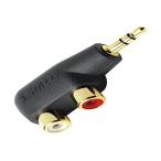 AudioQuest ? 3.5 MM mini-plug-to-2-rcaアダプタ(ハード)