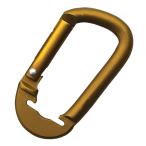 角利産業(Kakuri Sangyo) アルミカラビナ 6mm 金