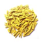 LWR CRAFTS прикладное искусство из дерева Mini стирка basami,2.5 см метров длина,15 цвет,1 упаковка 200 шт ( желтый )