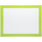 タイガークラウン オーブンマット 白 緑 380×290×mm GF 大 シリコンシート 再利用可 耐熱230度 3860