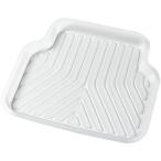 ボンフォーム(BONFORM) カーマット 3Dプライム 防水 バケット クリア リヤ1枚 50x45cm 普通車用 6279-08CL フロアマット