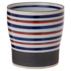  Lancia n(Ranchant) shochu cup ( красный ) мульти- Φ9x8.8cm чёрный шт линия Arita . сделано в Японии 