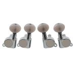 Musiclily L2+R2 укулеле колок 4 струна укулеле для, хром white pearl кнопка 