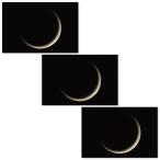  moon графика открытка месяц три день месяц SET148