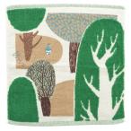 ... тканый morita MiW лес. .. дом woshu полотенце зеленый A-65603-51-G 34×35cm