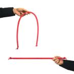 【手品マジック】Stiff Rope/スティフロープ 柔らかいロープが硬くなる インディアンロープ 舞台マジック道具 (説明書付き) (赤)
