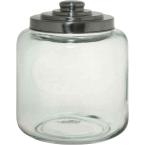  living емкость для хранения канистра стекло L размер стандарт емкость примерно 6.0L диаметр 19.2× высота 26cm прозрачный миндаль 