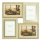 万丈 アンシャンフレーム4面L判 SL&GD(シルバー&ゴールド) 【壁掛け可】106295