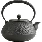 ショッピング南部鉄瓶 岩鋳 Iwachu 鉄瓶 9型平丸亀甲 黒焼付（釜焼） 1.1L 直火用 南部鉄器 11702