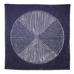 mu. прекрасный ....100 MUSUBI LINEN Takai Shin line сельское хозяйство место темно синий 100cm лен (linen)