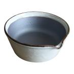 かもしか道具店 すりバチ 日本製 萬古焼 陶器 底が平ら (すりバチ (白))