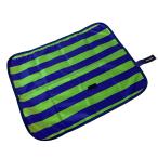 ペット カフェマット/ボーダーグリーン