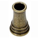 alint ペン立て ペンスタンド 1本 卓上 アンティーク 金属 ブロンズ色 直径2.2cm 高さ3.7