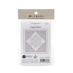 オリムパス製絲 刺し子 花ふきん布 H1102 ナデシコ