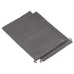 PATIKIL микроволокно сумка 30x20 cm серый 2 шт мягкий хранение мешочек подарок сумка очки свадьба для 