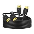 Twozoh тонкий HDMI кабель 2 шт. входит . супер тонкий &amp; высшее?. гибкость HDMI-HDMI код 4K@60Hz/2160P/1080P 3M.. требование 