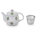 . керамика Arita . 4 . лист. clover pot (...* корзина сеть есть )