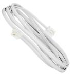  телефон код линия *1 длина 2m RJ11 6P2C телефон линия белый . искривление . сильный высокая прочность specification коннектор 