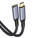 Type-C удлинение кабель 0.25M USB-C to USB-C [PD соответствует 100W внезапный скорость зарядка / USB 3.1 Gen2 стандарт 10Gbps данные 