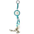  Dream catcher key holder turquoise leather charm Indian miscellaneous goods Indian jewelry 